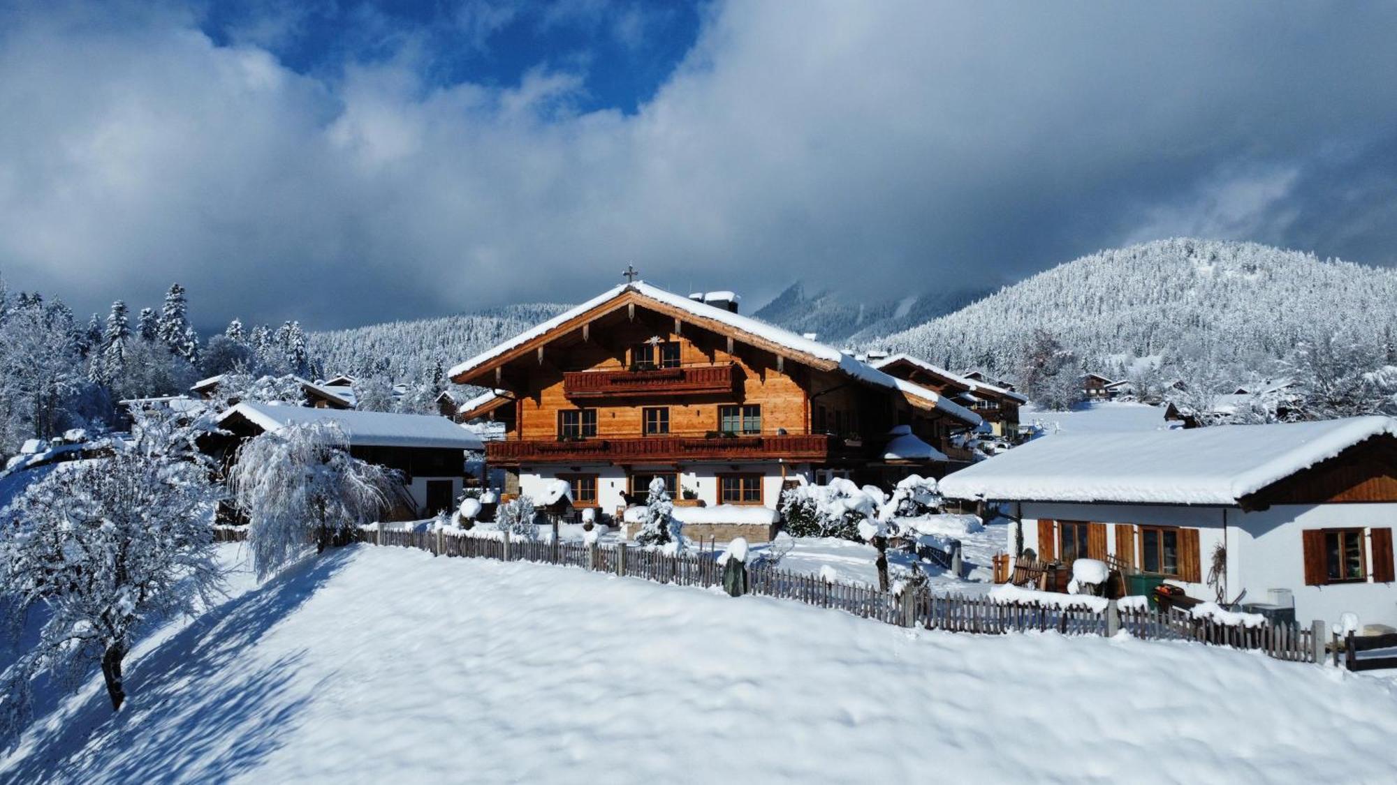 Ferienwohnung Bichlhof Going Going am Wilden Kaiser Exterior foto